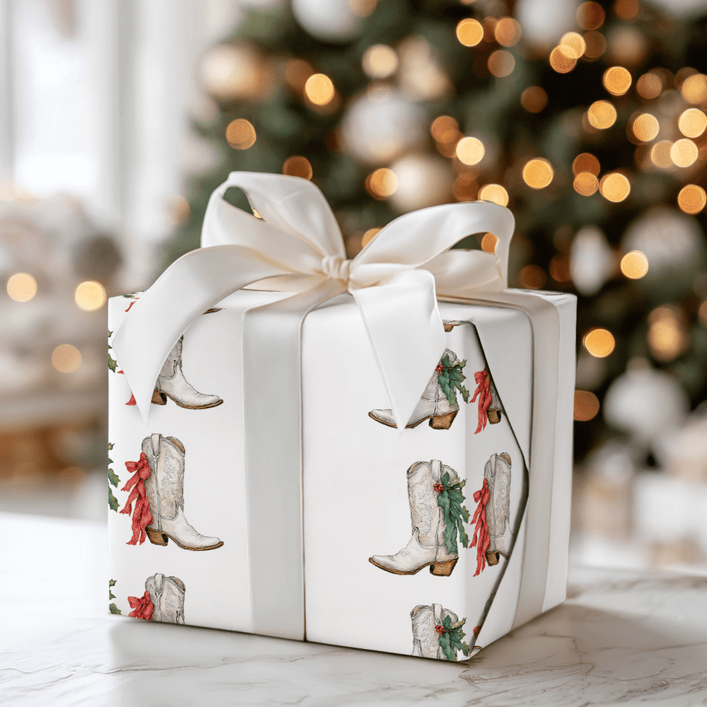 Boot Scootin Noel - Wrapping Paper - Aspen & Arlo