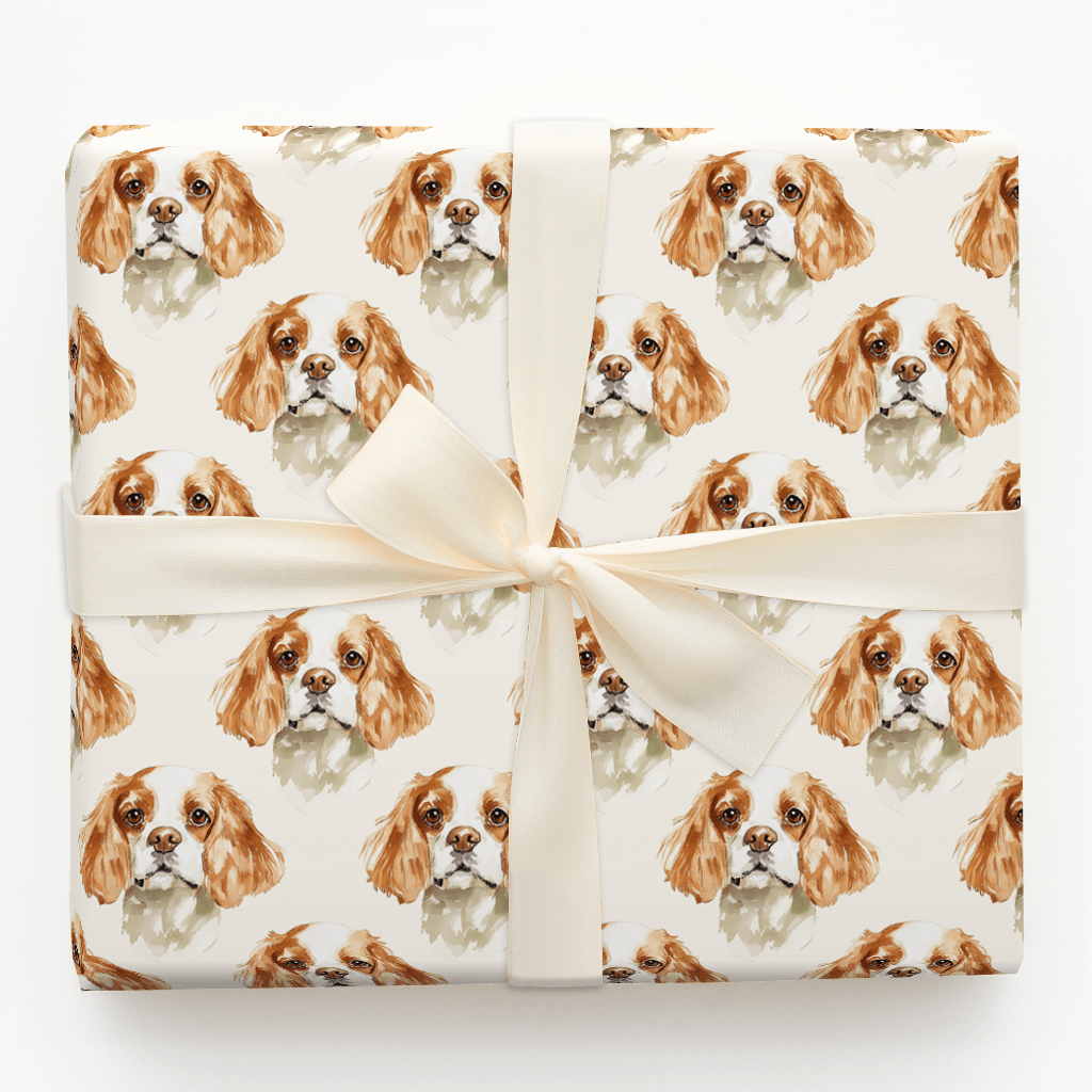 Cavalierly Adorable - Wrapping Paper - Aspen & Arlo