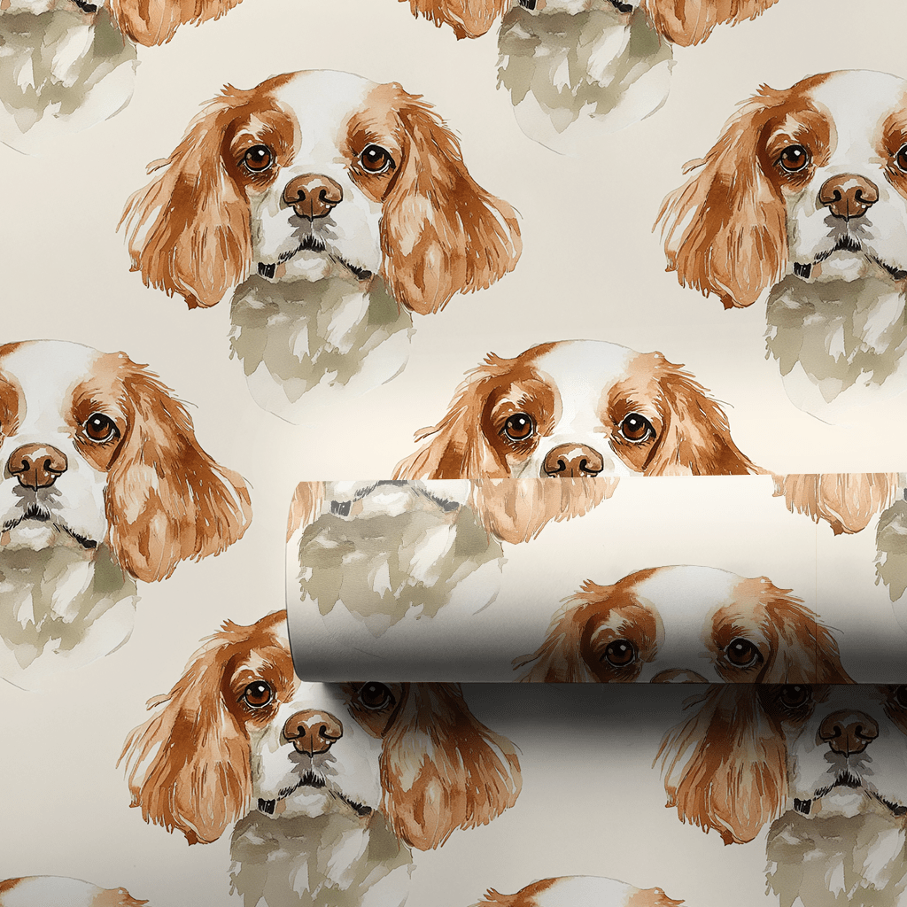 Cavalierly Adorable - Wrapping Paper - Aspen & Arlo