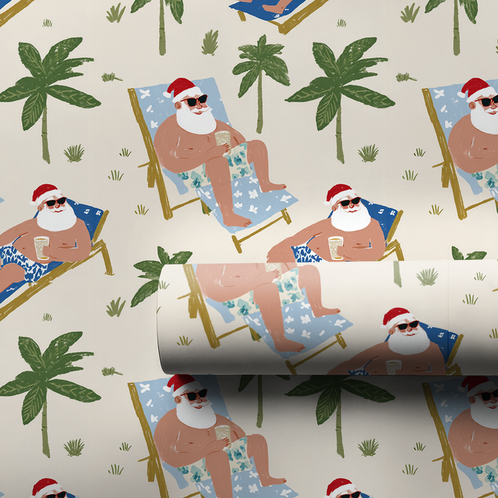 Tanning Santa