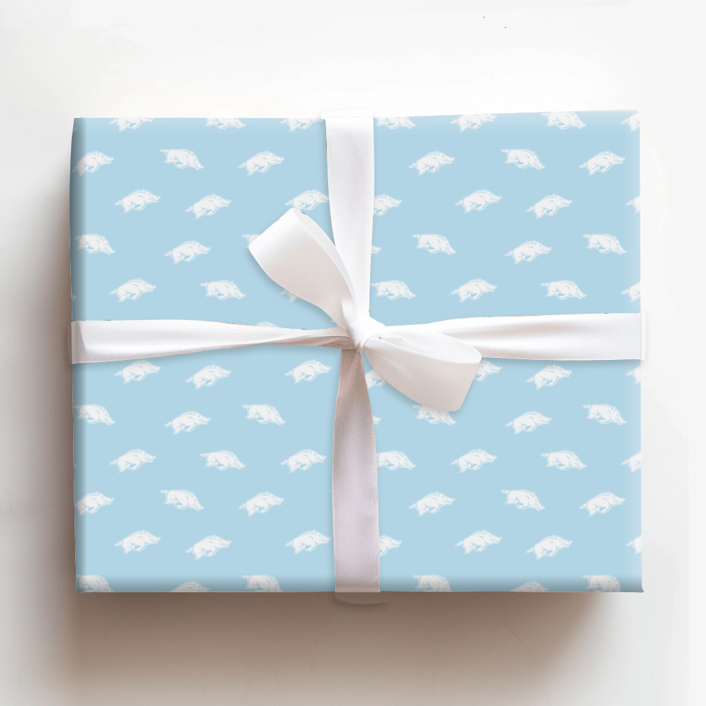 Baby Blue Hog - Wrapping Paper - Aspen & Arlo