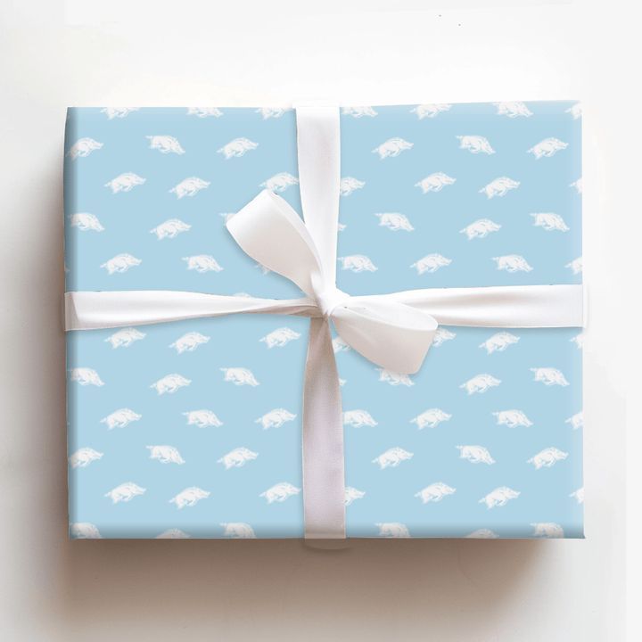 Baby Blue Hog - Wrapping Paper - Aspen & Arlo