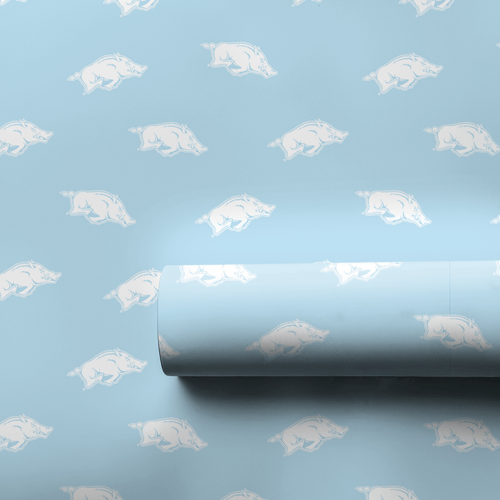 Baby Blue Hog - Wrapping Paper - Aspen & Arlo
