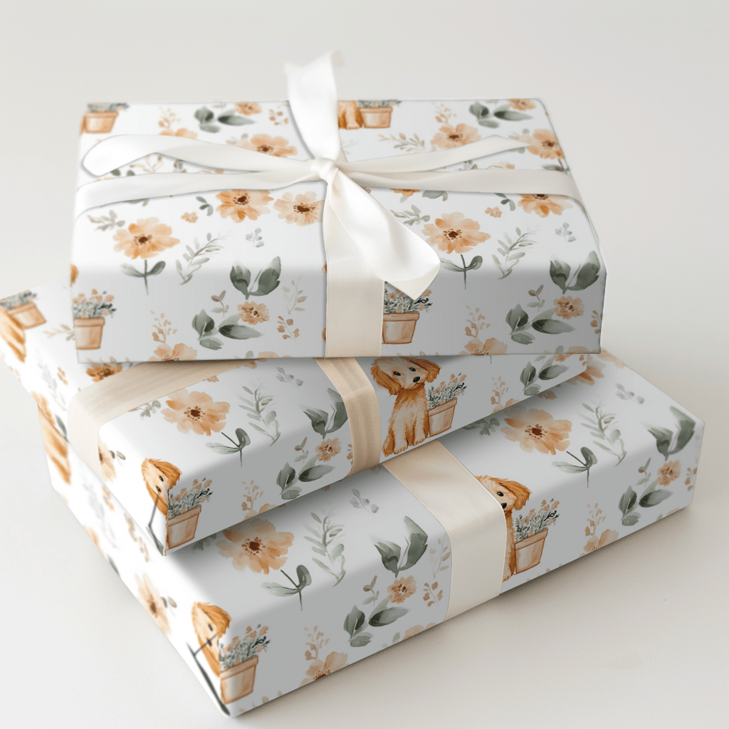 Sniff Me in the Garden - Wrapping Paper - Aspen & Arlo