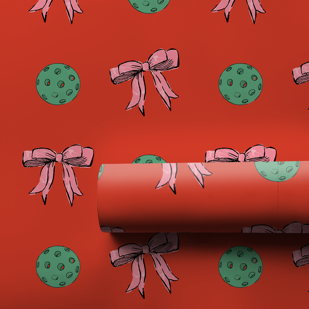 Bows and Pickle - Wrapping Paper - Aspen & Arlo