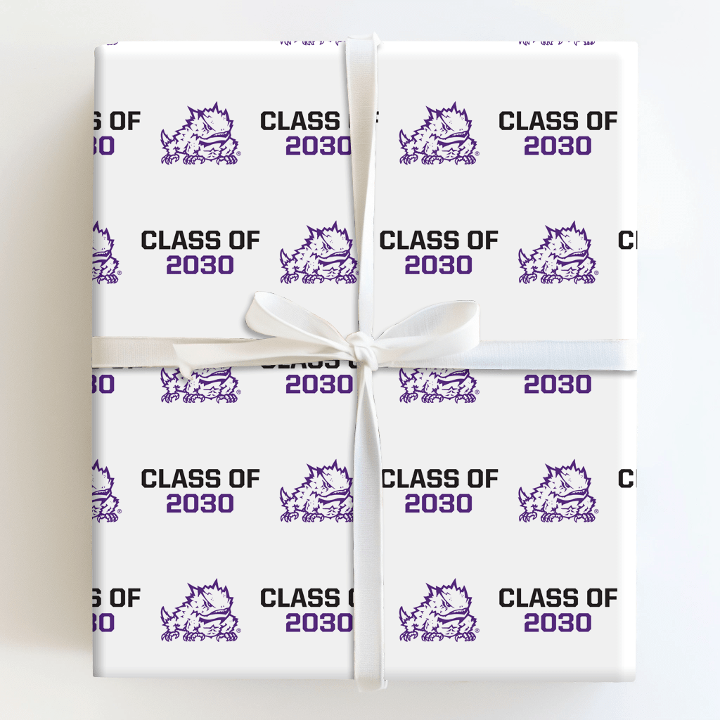 TCU Class of 2030 - Wrapping Paper - Aspen & Arlo