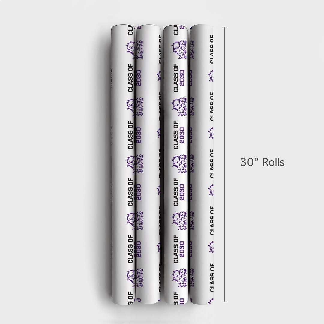 TCU Class of 2030 - Wrapping Paper - Aspen & Arlo