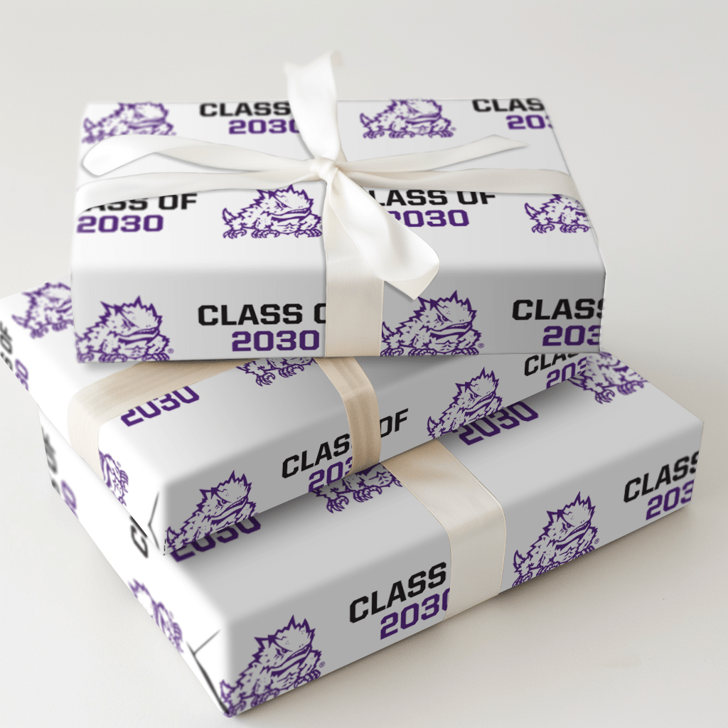 TCU Class of 2030 - Wrapping Paper - Aspen & Arlo