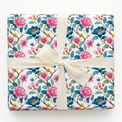 Tea With Bloom - Wrapping Paper - Aspen & Arlo