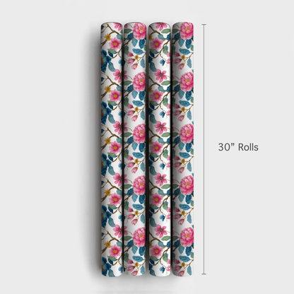 Tea With Bloom - Wrapping Paper - Aspen & Arlo