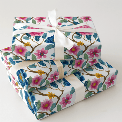 Tea With Bloom - Wrapping Paper - Aspen & Arlo