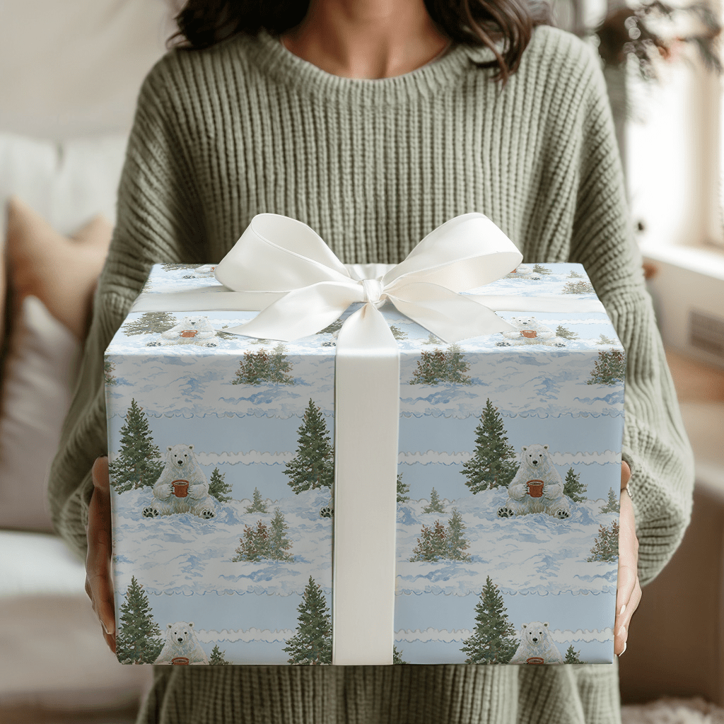 Polar Bear Lodge - Wrapping Paper - Aspen & Arlo