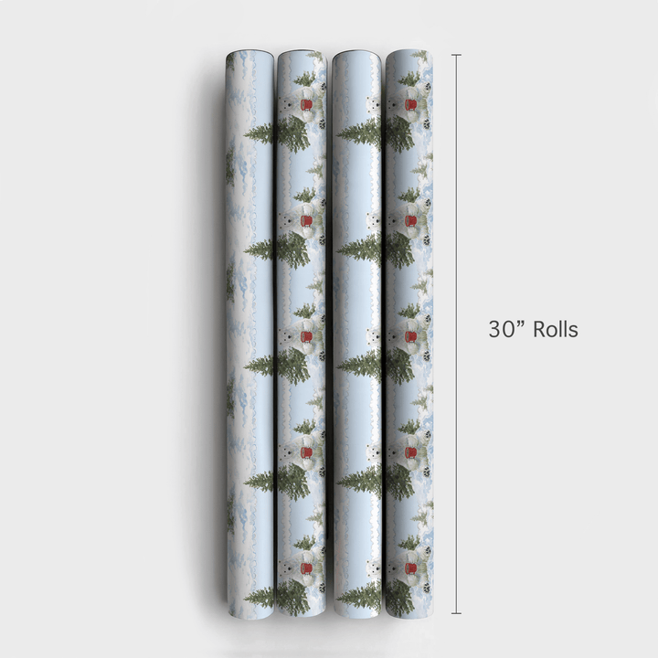 Polar Bear Lodge - Wrapping Paper - Aspen & Arlo