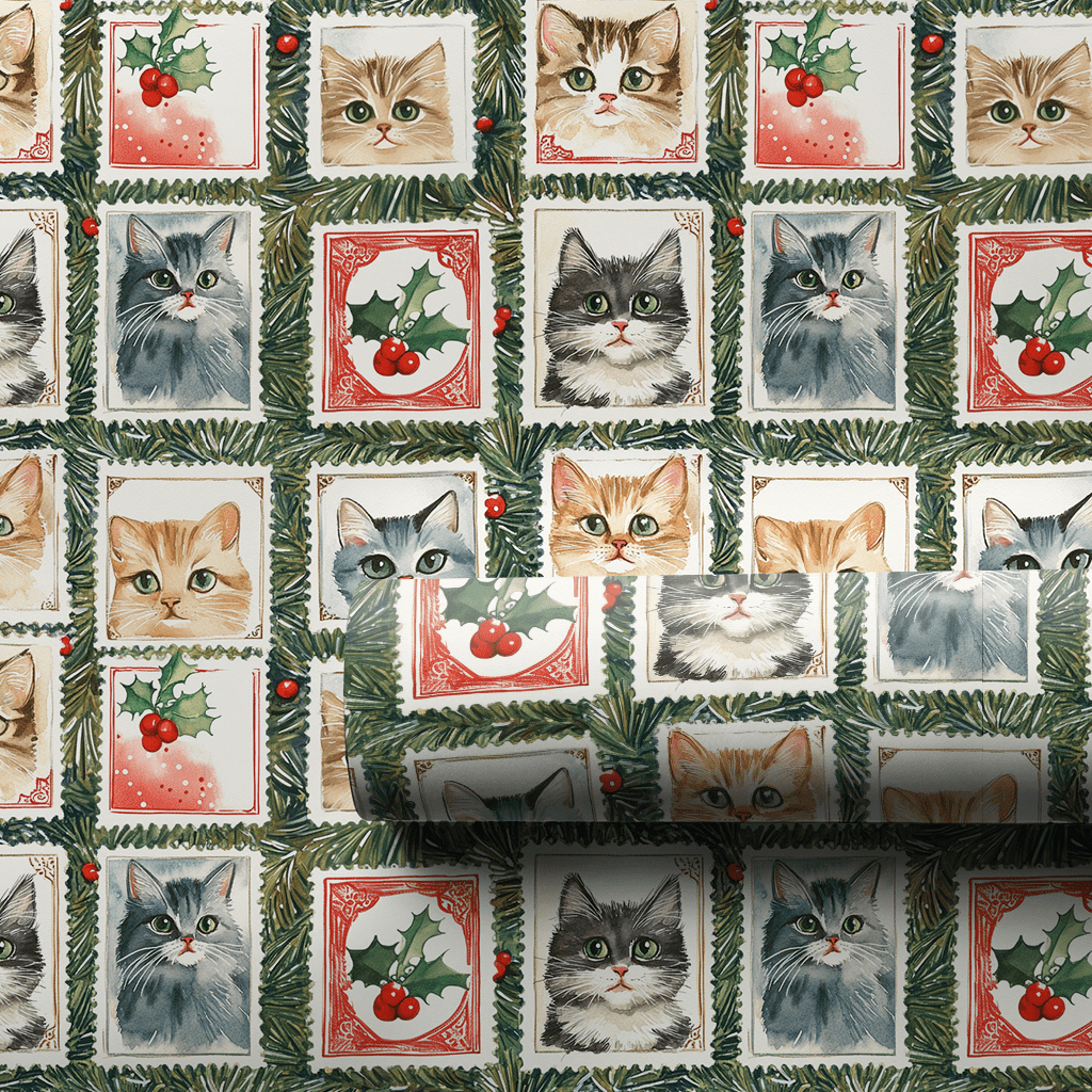 Feline Corner - Wrapping Paper - Aspen & Arlo