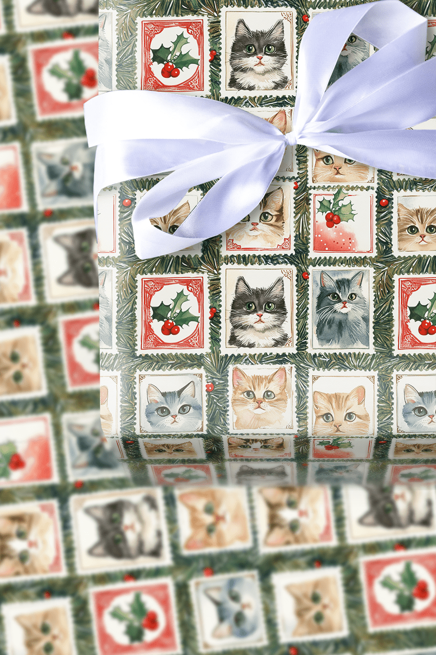 Feline Corner - Wrapping Paper - Aspen & Arlo