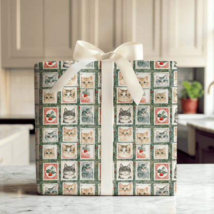 Feline Corner - Wrapping Paper - Aspen & Arlo