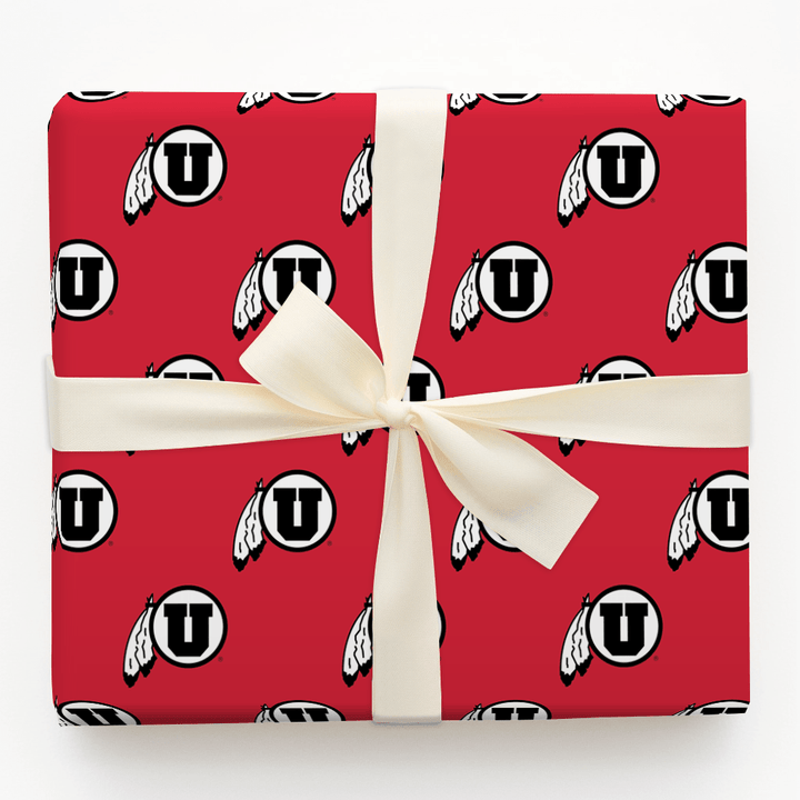 U with Feather Crest - Wrapping Paper - Aspen & Arlo