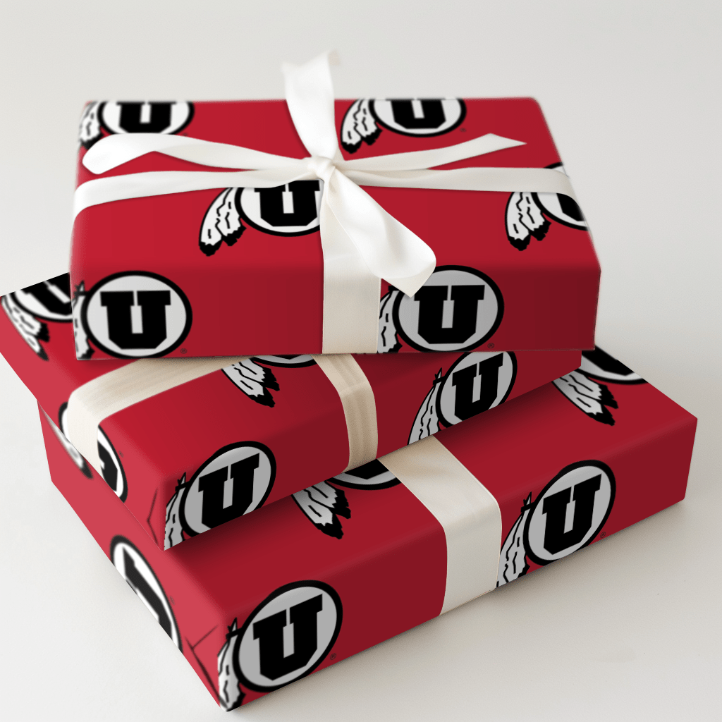 U with Feather Crest - Wrapping Paper - Aspen & Arlo