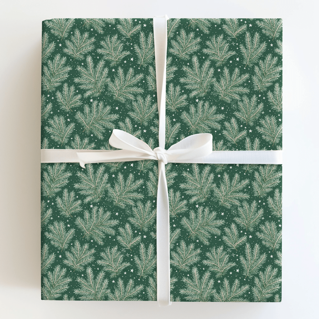 Frosted Fern - Wrapping Paper - Aspen & Arlo