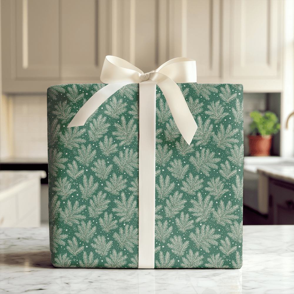Frosted Fern - Wrapping Paper - Aspen & Arlo
