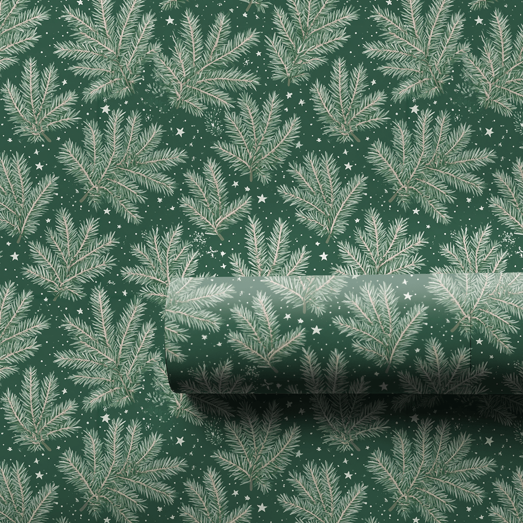 Frosted Fern - Wrapping Paper - Aspen & Arlo
