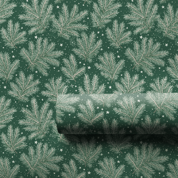 Frosted Fern - Wrapping Paper - Aspen & Arlo