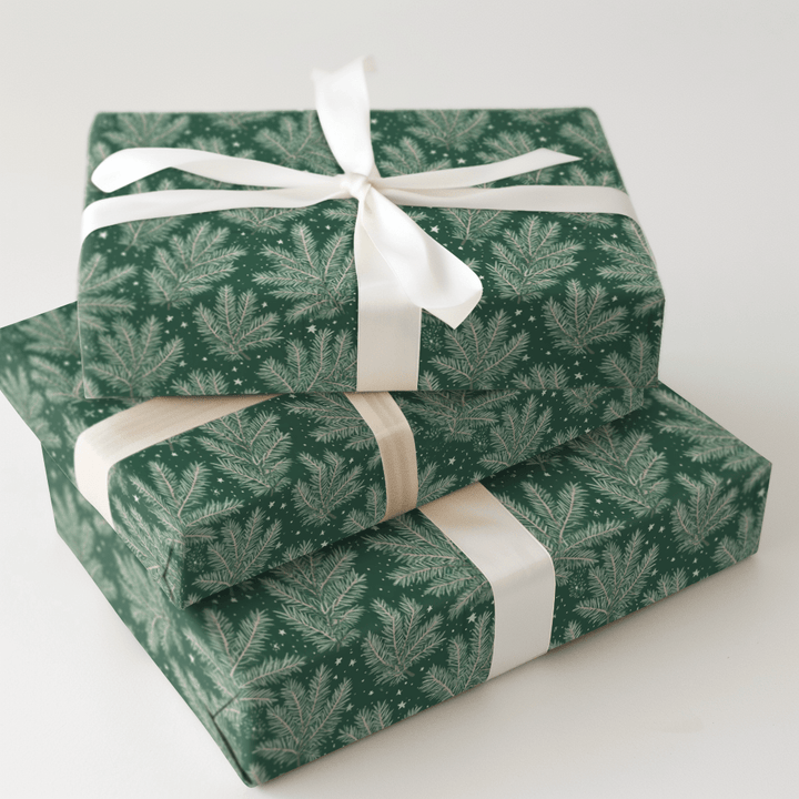 Frosted Fern - Wrapping Paper - Aspen & Arlo