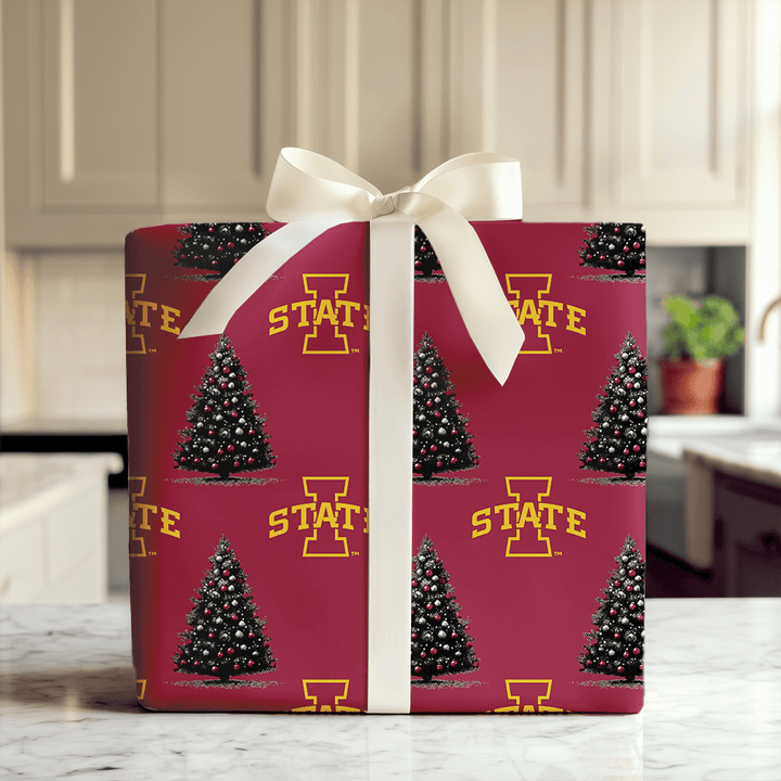 I - State Evergreen - Wrapping Paper - Aspen & Arlo