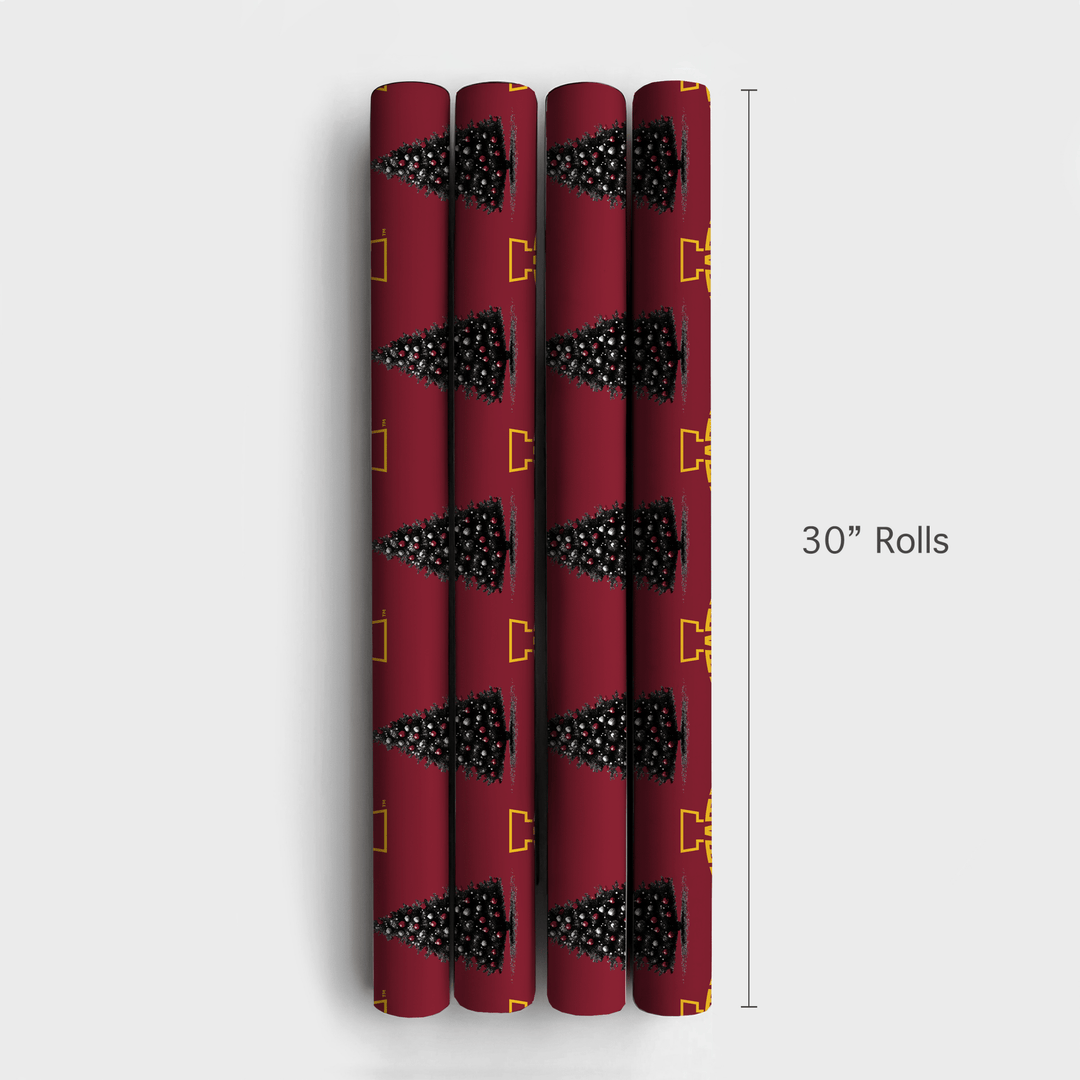 I - State Evergreen - Wrapping Paper - Aspen & Arlo