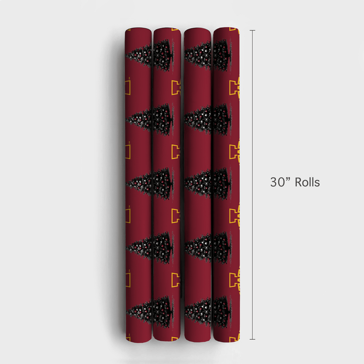 I - State Evergreen - Wrapping Paper - Aspen & Arlo