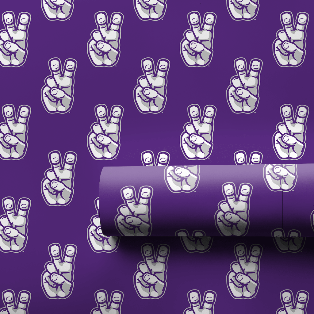 TCU Frog Hand - Wrapping Paper - Aspen & Arlo