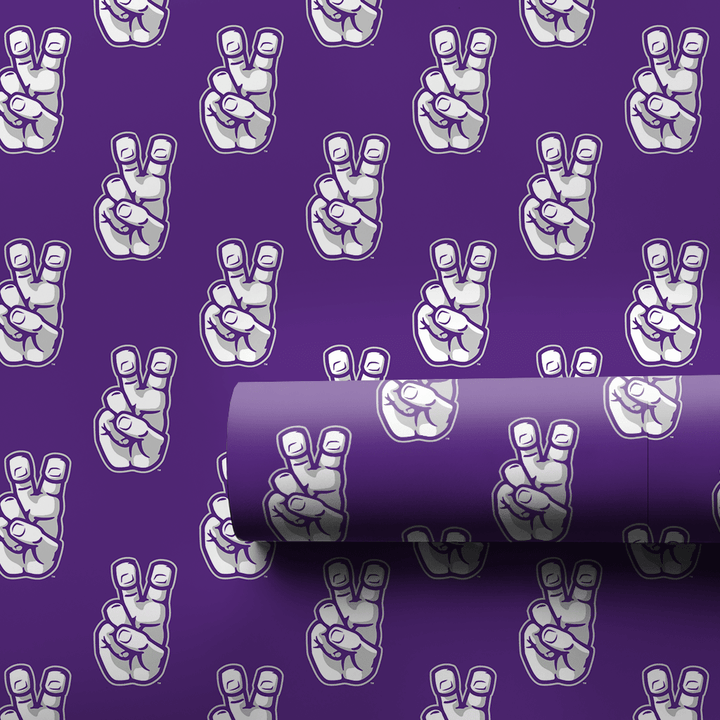 TCU Frog Hand - Wrapping Paper - Aspen & Arlo