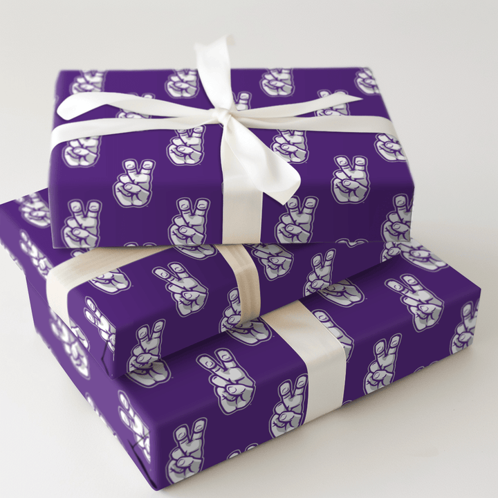 TCU Frog Hand - Wrapping Paper - Aspen & Arlo