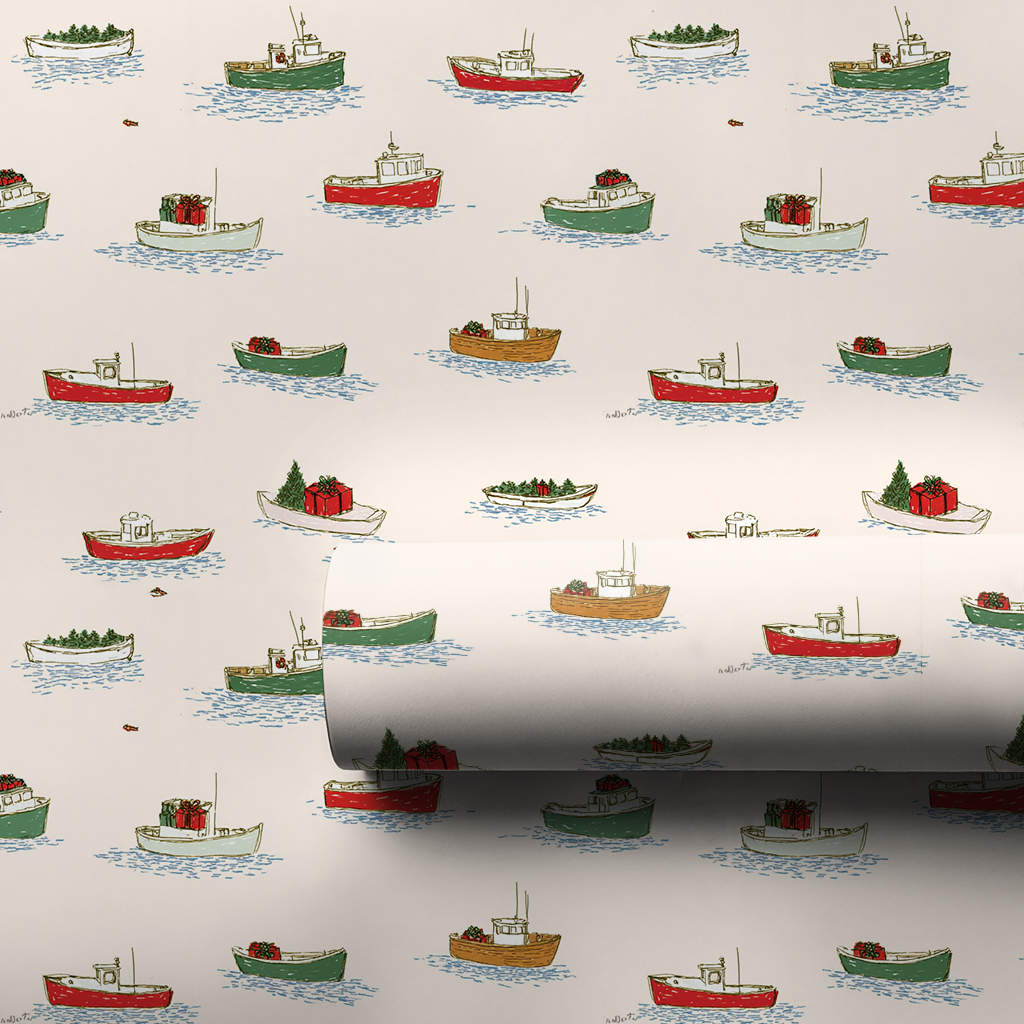 Festive Fishing Boat