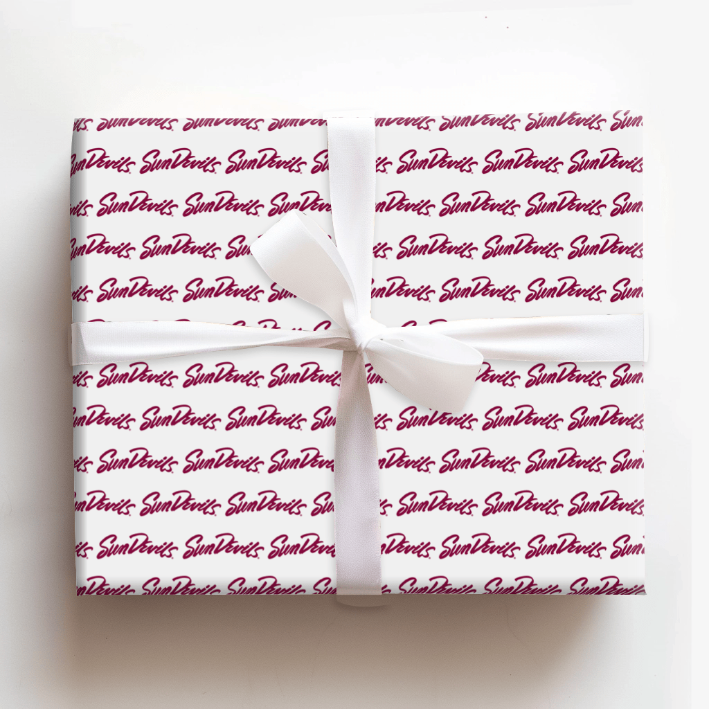 Sun Devil Script - Wrapping Paper - Aspen & Arlo
