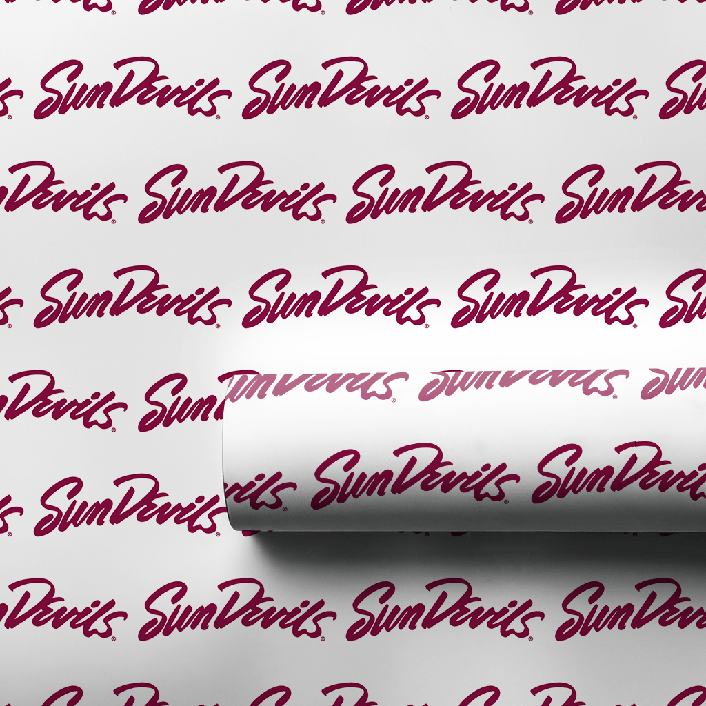 Sun Devil Script - Wrapping Paper - Aspen & Arlo