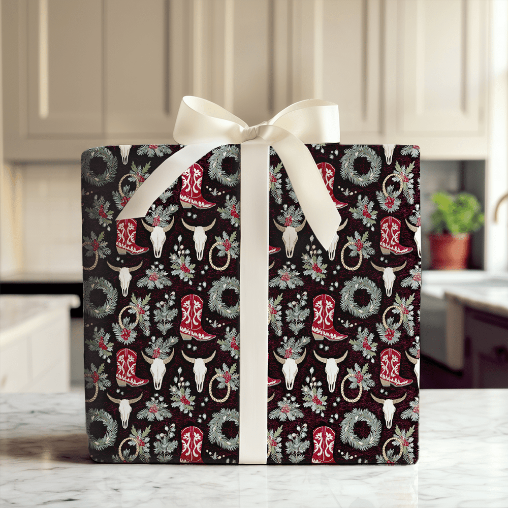 Western Holly - Wrapping Paper - Aspen & Arlo