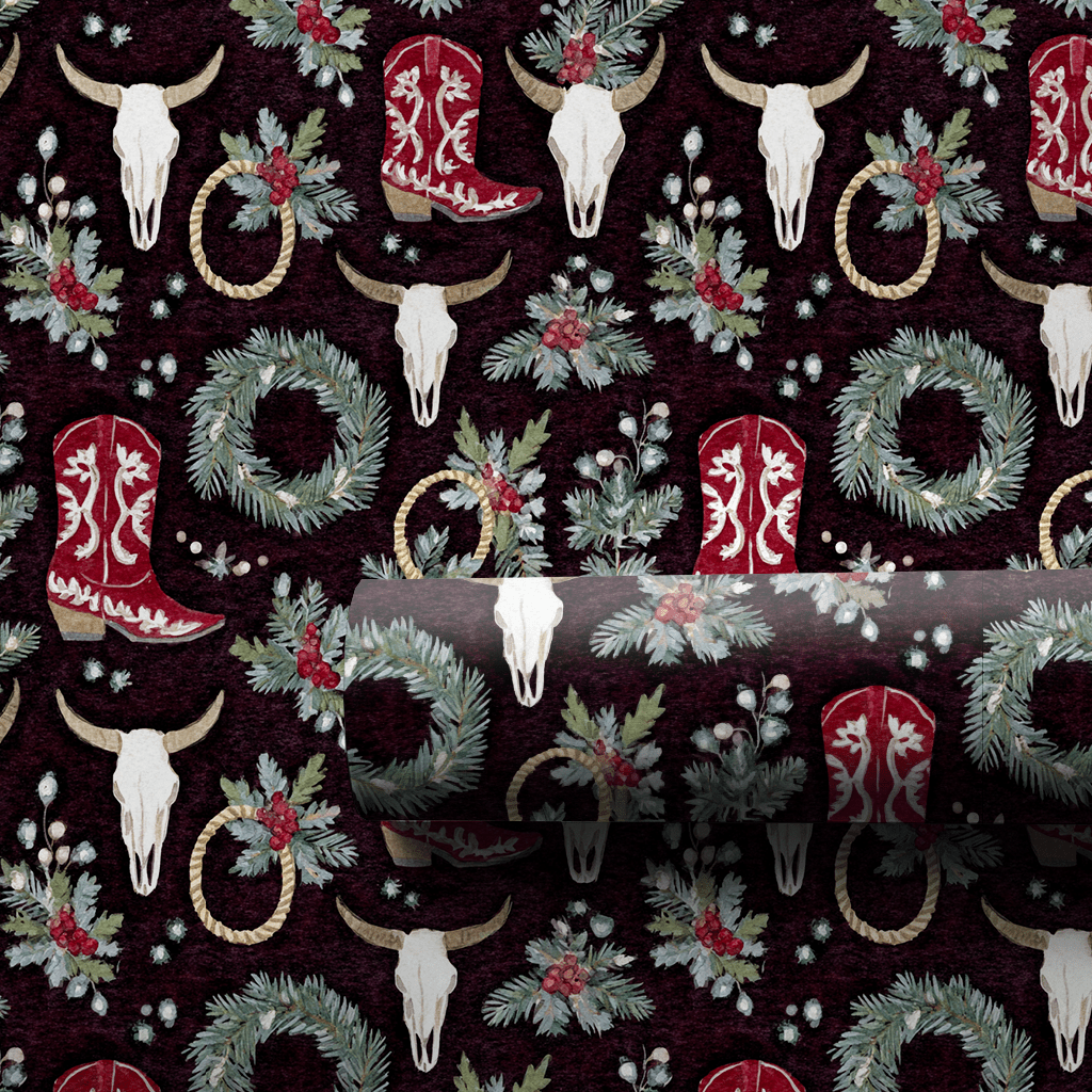 Western Holly - Wrapping Paper - Aspen & Arlo