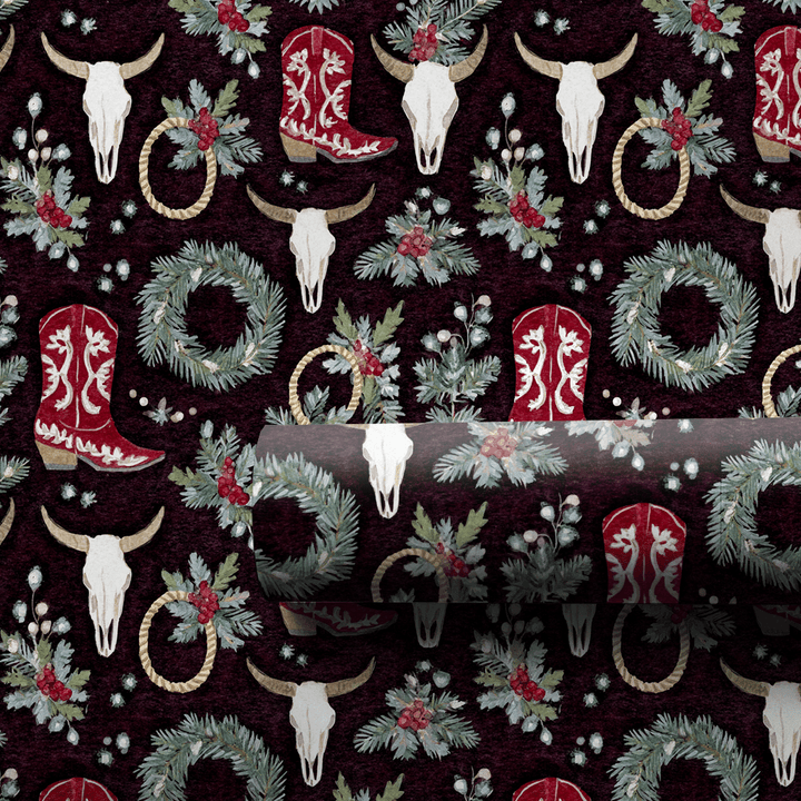 Western Holly - Wrapping Paper - Aspen & Arlo