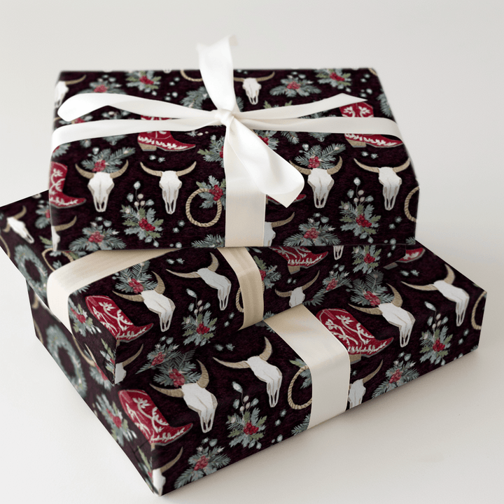 Western Holly - Wrapping Paper - Aspen & Arlo