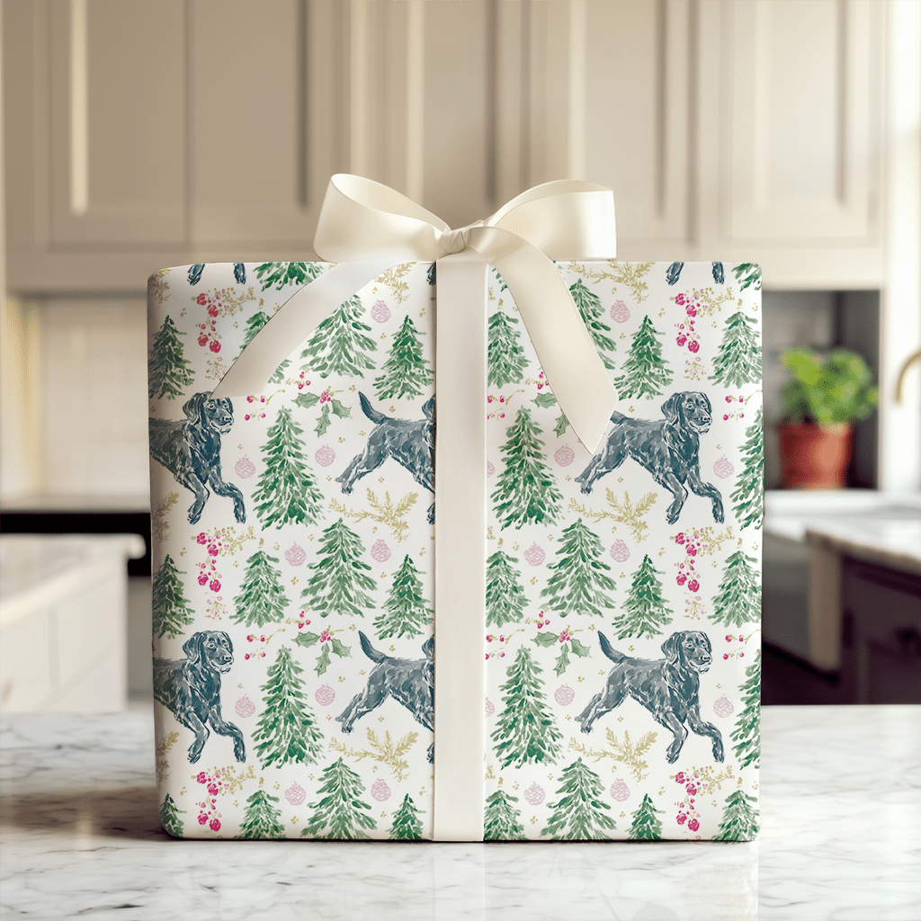 Paw - liday Cheer - Wrapping Paper - Aspen & Arlo