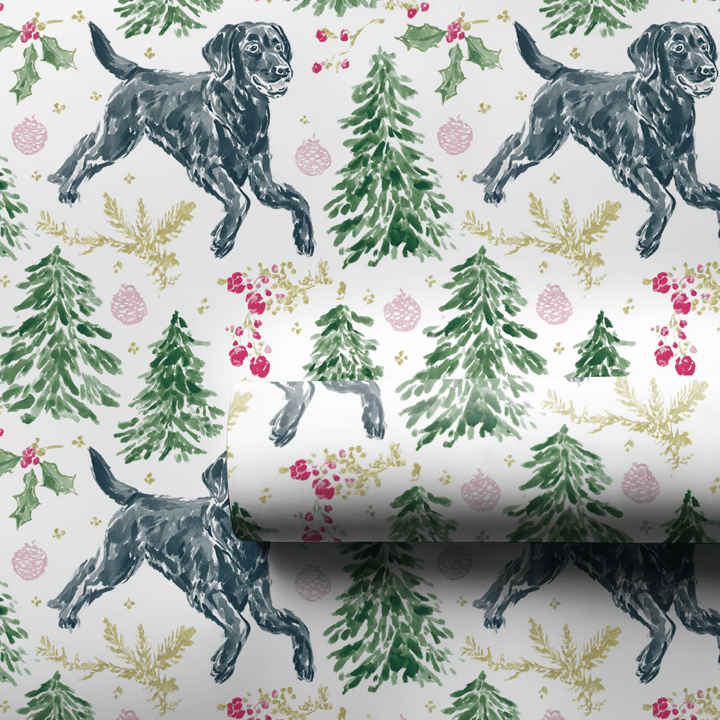 Paw - liday Cheer - Wrapping Paper - Aspen & Arlo