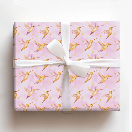 Humming Pink - Wrapping Paper - Aspen & Arlo