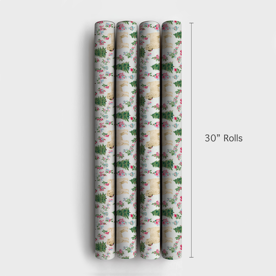 Merry Berry Floral Shar-Pei