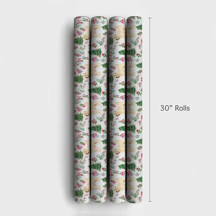 Merry Berry Floral Shar-Pei