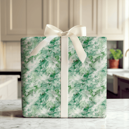 Green Grass Swirls - Wrapping Paper - Aspen & Arlo