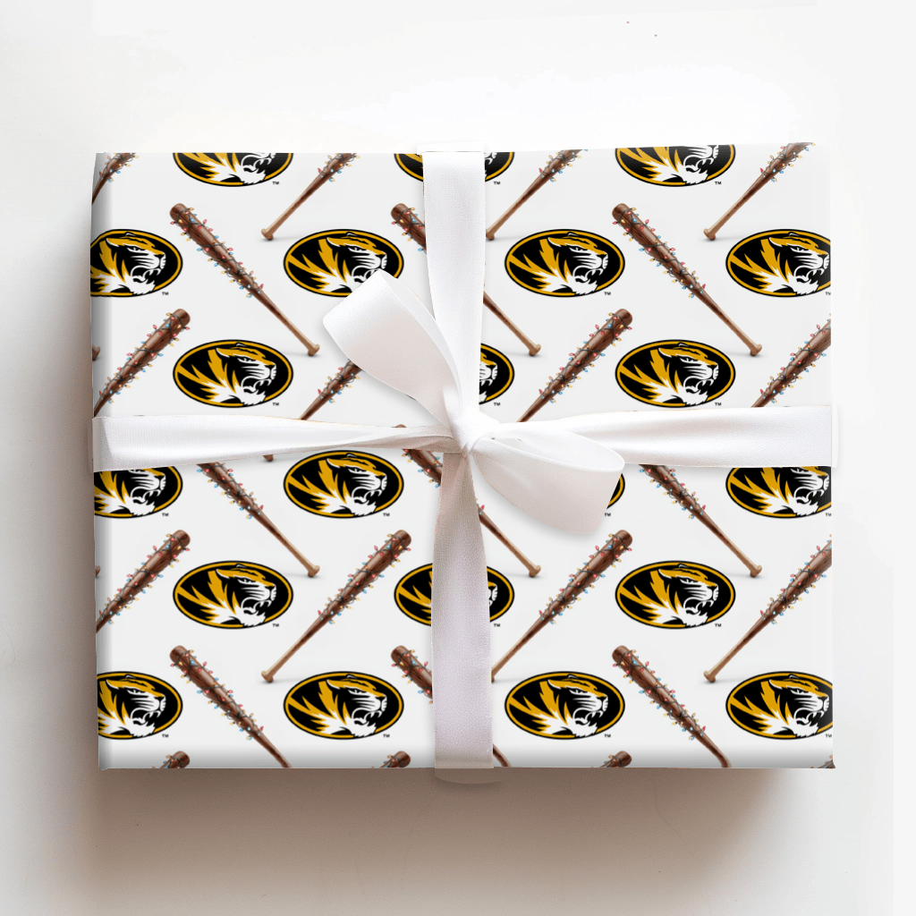 Tiger Holiday Sluggers - Wrapping Paper - Aspen & Arlo