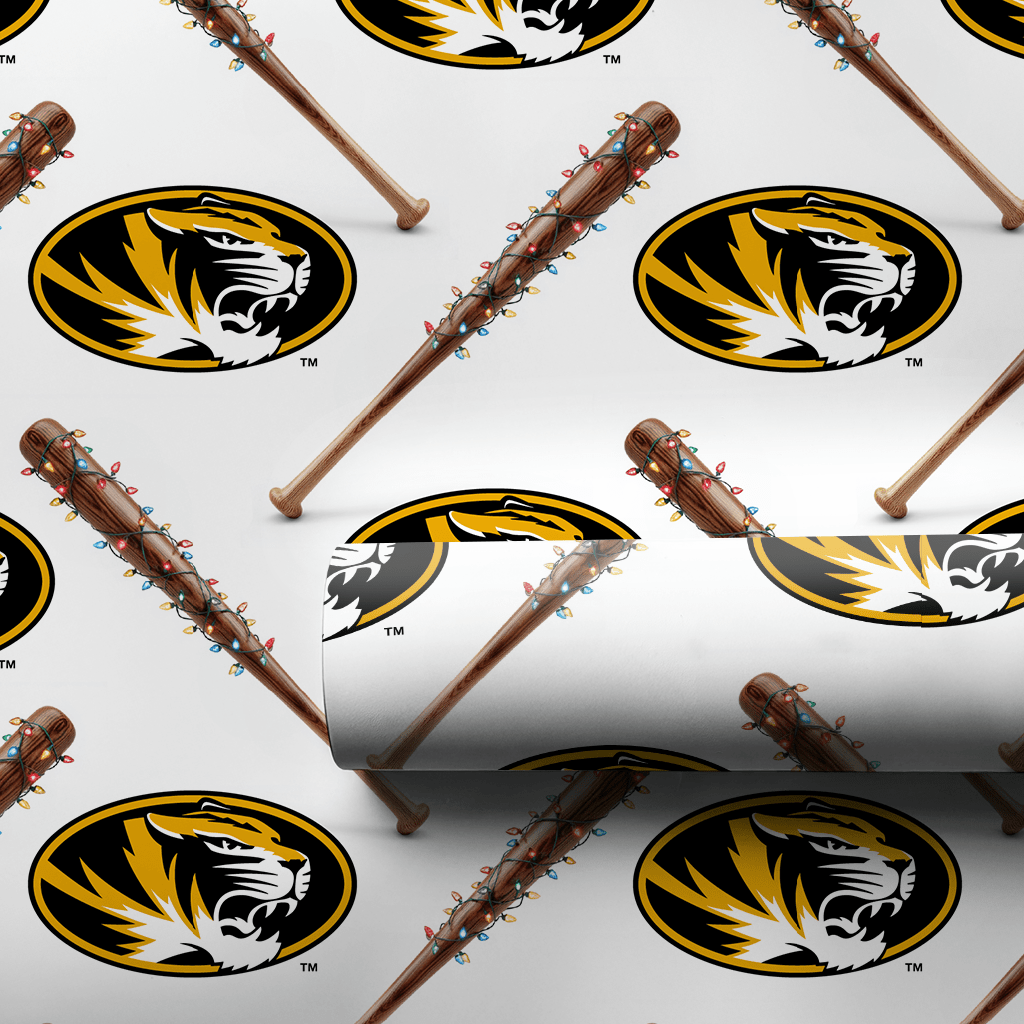 Tiger Holiday Sluggers - Wrapping Paper - Aspen & Arlo