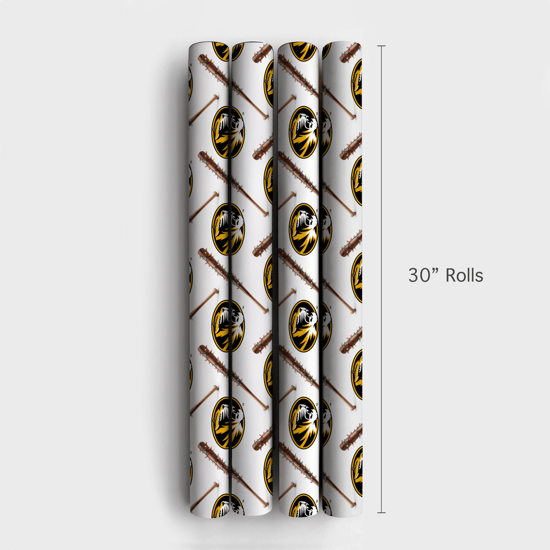 Tiger Holiday Sluggers - Wrapping Paper - Aspen & Arlo