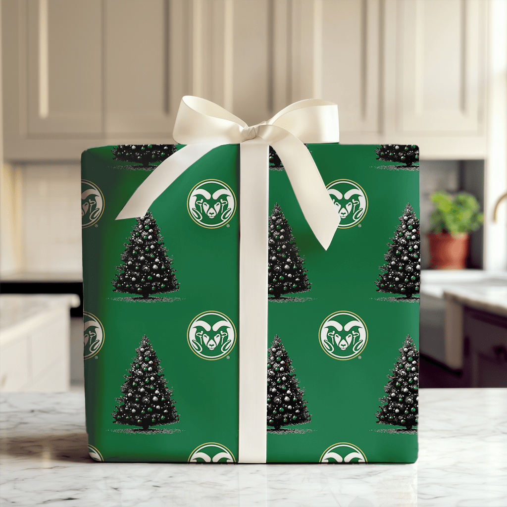 CSU Christmas Tree - Wrapping Paper - Aspen & Arlo